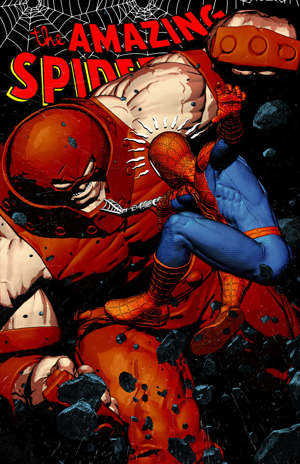 Concept comic cover: Spider-Man Juggernaut