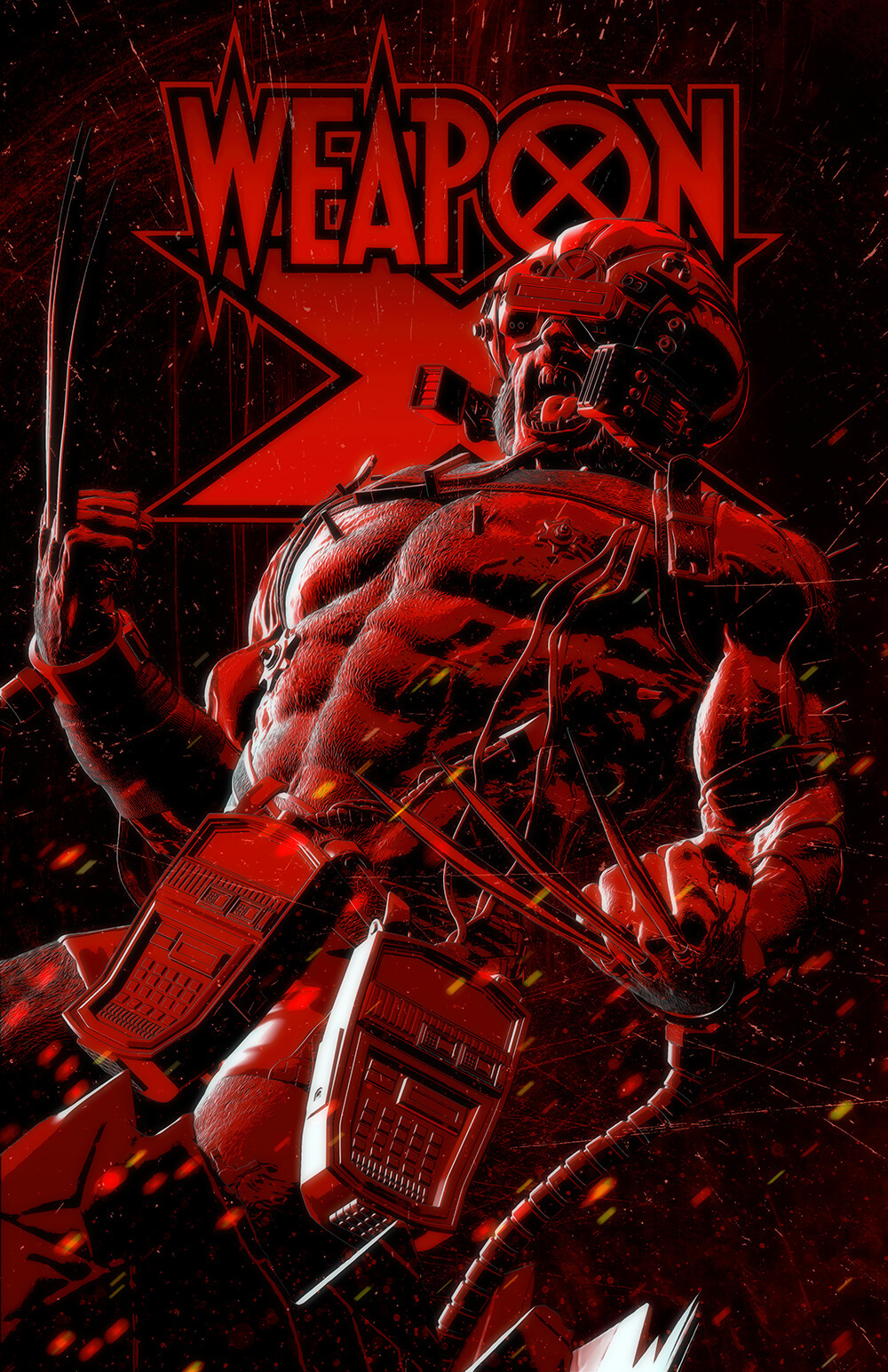 Concept comic cover: Weapon X